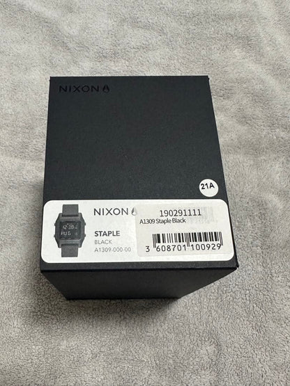 NIXON STAPLE Digital Men's Watch — Japanese
