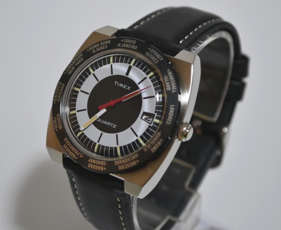 TIMEX World Time 1972 Reissue Quartz Men's Watch — Japanese