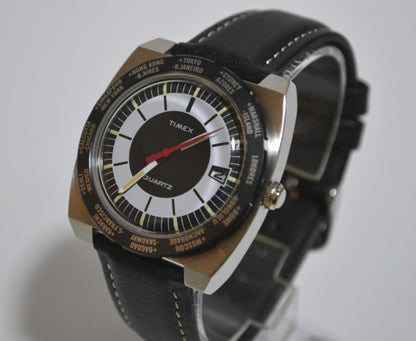 TIMEX World Time 1972 Reissue Quartz Men's Watch — Japanese