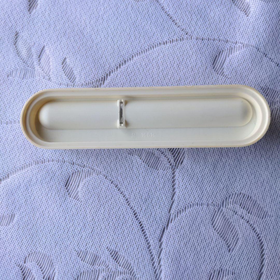 Retro WATERMAN ballpoint pen with 14cm length displayed alongside its vintage case