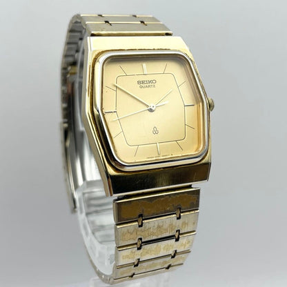 SEIKO 80s Vintage Seiko Octagon Rectangular Quartz Men's Watch — Japanese