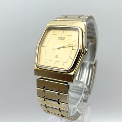 SEIKO 80s Vintage Seiko Octagon Rectangular Quartz Men's Watch — Japanese