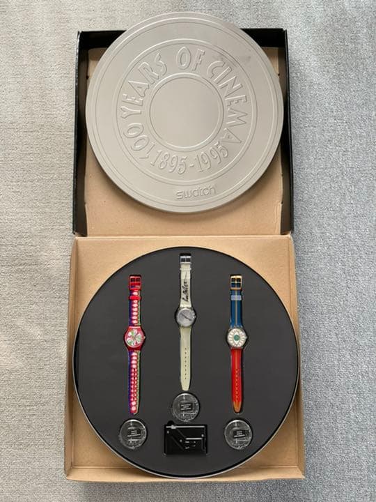 swatch Cinemania 100th Anniversary Model Limited Edition Kurozaaki Akira Analog Men's — Japanese
