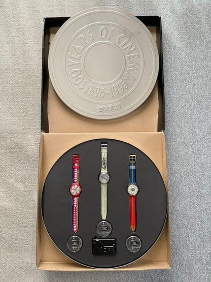 swatch Cinemania 100th Anniversary Model Limited Edition Kurozaaki Akira Analog Men's — Japanese