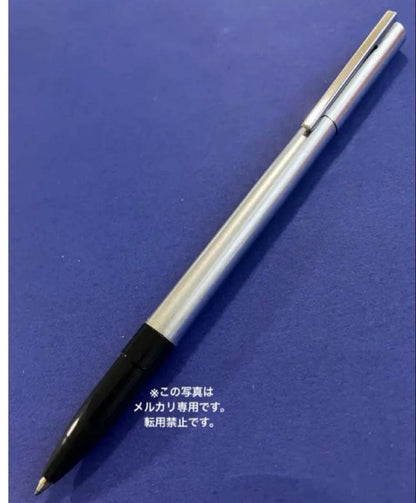 Waterman vintage ballpoint pen from 1970s with old logo on cap metal body showing light wear and scratches