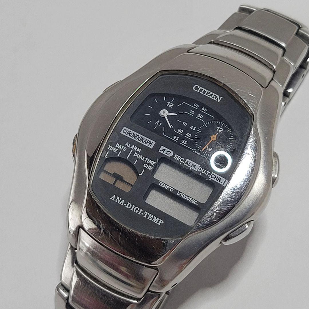 Citizen Ana-Digi Temp Chrono Alterna Quartz Men's Watch — Japanese