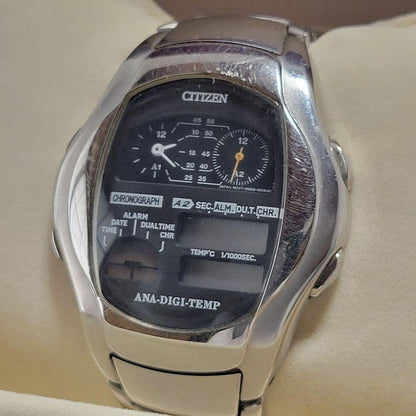Citizen Ana-Digi Temp Chrono Alterna Quartz Men's Watch — Japanese