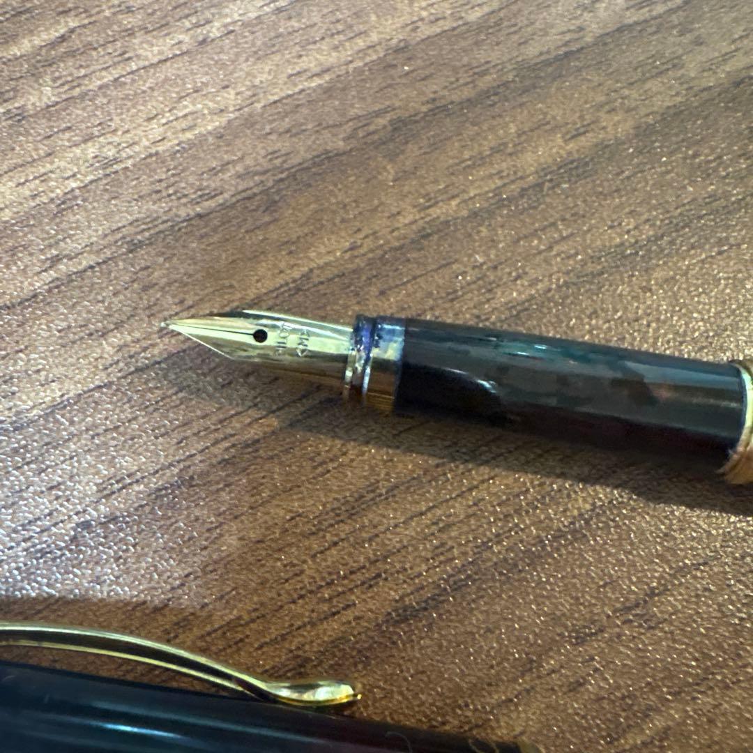 PILOT Cavalier Fountain Pen main body in Bordeaux color with gold nib and trim No.24