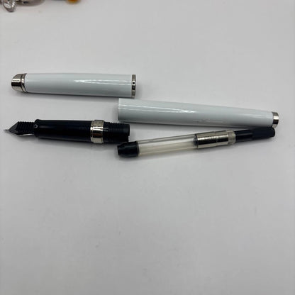 Waterman Metropolitan Essential fountain pen in white with fine nib and converter included