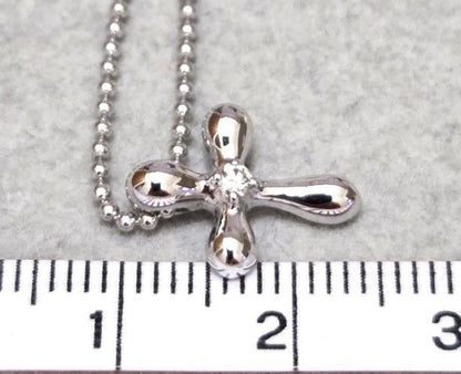 TASAKI Pearl 1P Diamond 0.03 silver necklace measuring about 39.5 centimeters