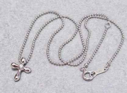TASAKI Pearl 1P Diamond 0.03 silver necklace measuring about 39.5 centimeters