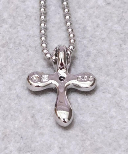 TASAKI Pearl 1P Diamond 0.03 silver necklace measuring about 39.5 centimeters