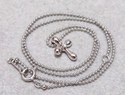 TASAKI Pearl 1P Diamond 0.03 silver necklace measuring about 39.5 centimeters