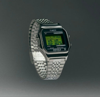 TIMEX T80 Digital Men's Watch — Japanese