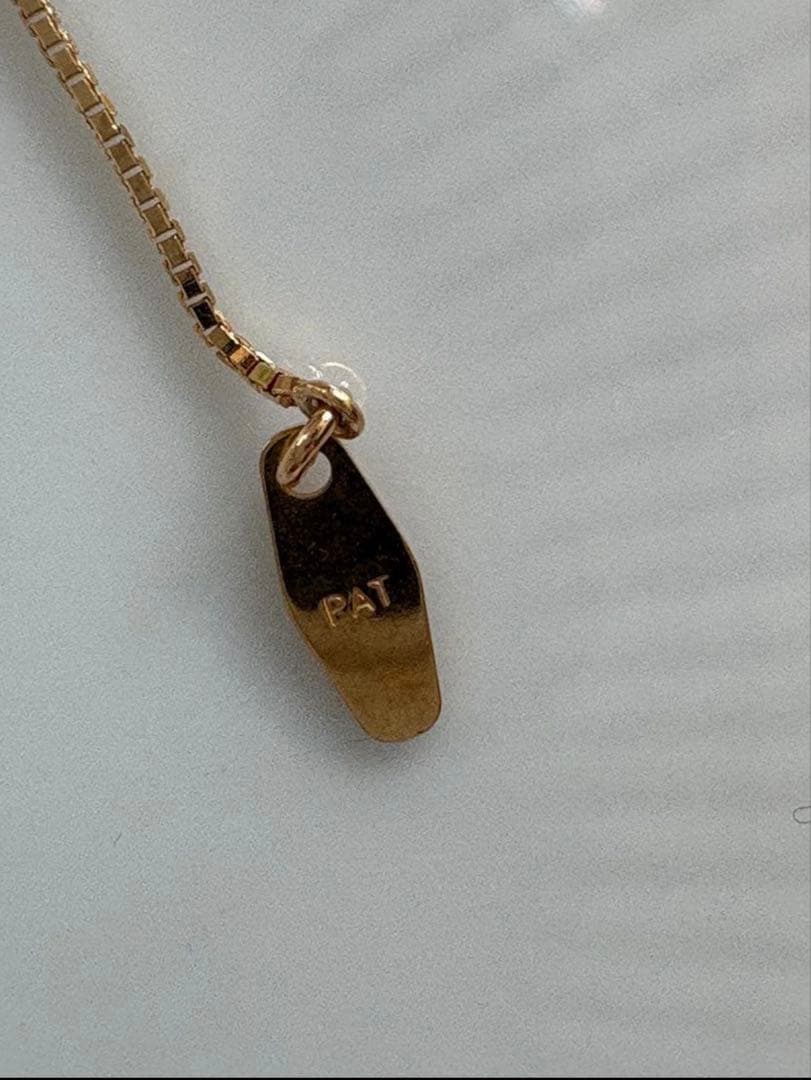 Tasaki K18 Marquise Mabe Pearl Necklace with 2cm pearl and 45cm adjustable 18K gold chain