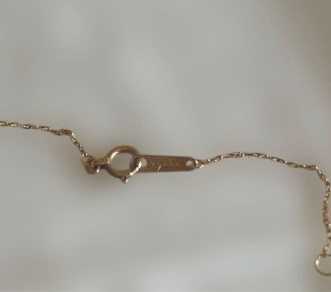 Agate Pearl Necklace K10 with 40 centimeters length featuring elegant pearls and agate beads