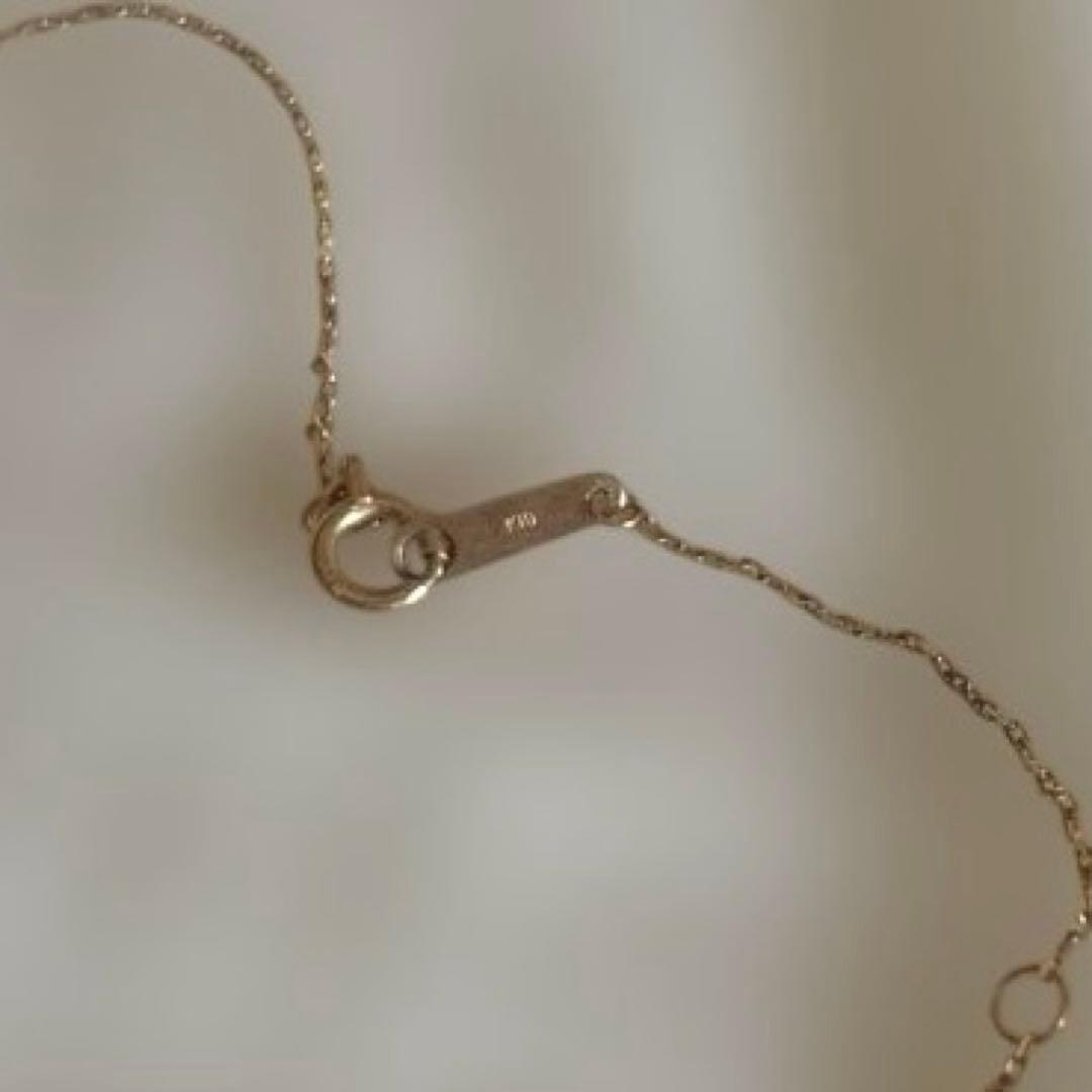 Agate Pearl Necklace K10 with 40 centimeters length featuring elegant pearls and agate beads
