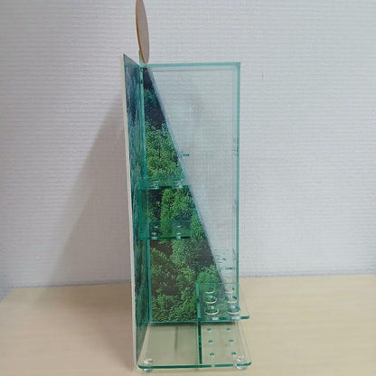 Pilot Sharp wooden pen Legno S20 collection display case measuring 45 cm tall, 22.5 cm wide, and 12 cm deep