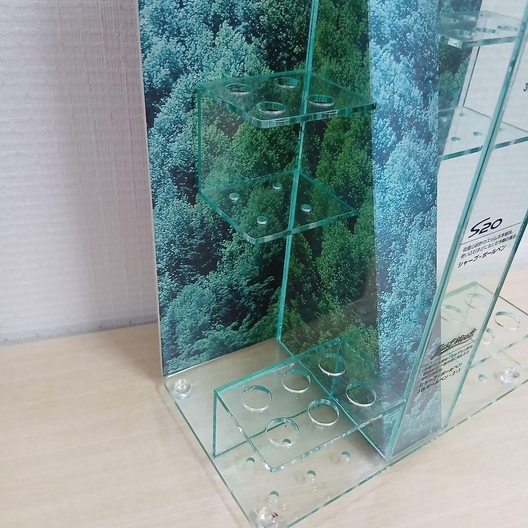 Pilot Sharp wooden pen Legno S20 collection display case measuring 45 cm tall, 22.5 cm wide, and 12 cm deep