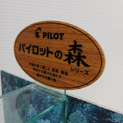 Pilot Sharp wooden pen Legno S20 collection display case measuring 45 cm tall, 22.5 cm wide, and 12 cm deep