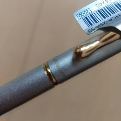 Unused PILOT Cavalier mechanical pencil in silver with gold metal fittings