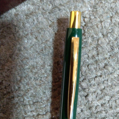 Green Showa Retro PILOT mechanical pencil made in 1983 with instruction manual