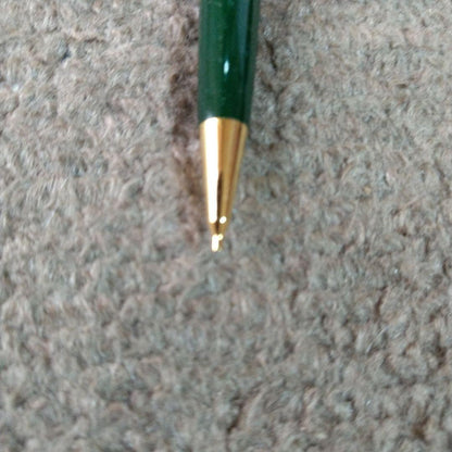 Green Showa Retro PILOT mechanical pencil made in 1983 with instruction manual