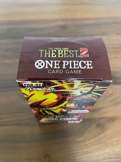 One Piece One Piece Card Game The Best 2 New with Tape Box Box — Japanese