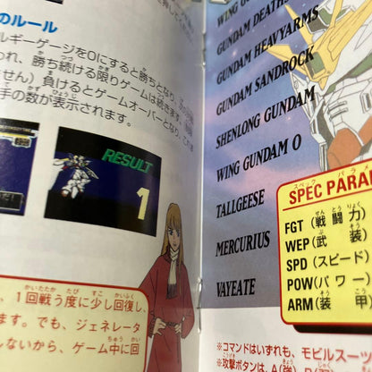 SFC SNES cartridge of Mobile Suit Gundam W ENDLESS DUEL game in used condition