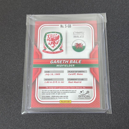 Gareth Bale Panini Prizm Auto — Japanese