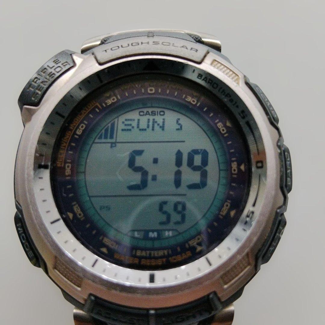 CASIO PRG-600Y-1A Solar Men's Watch — Japanese