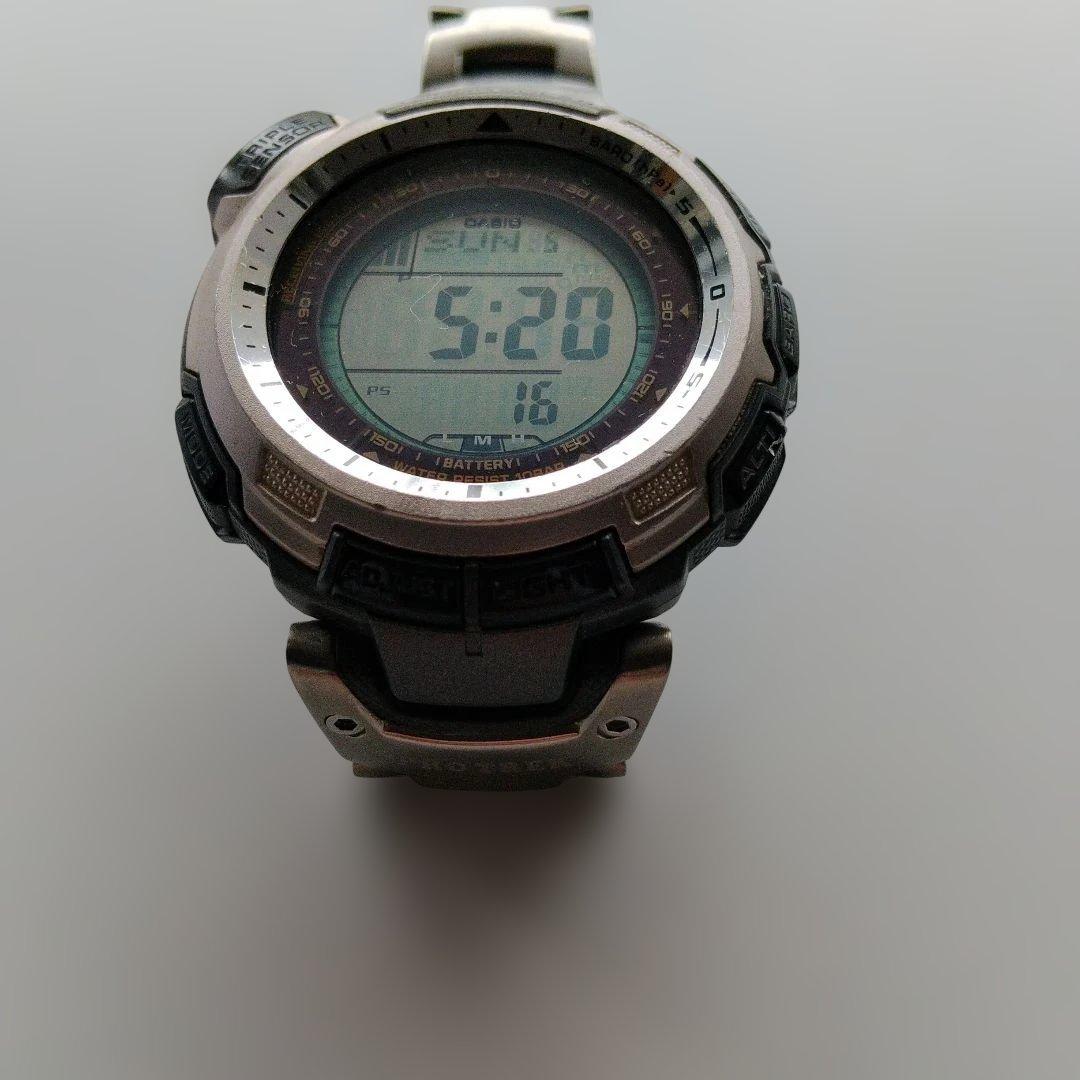 CASIO PRG-600Y-1A Solar Men's Watch — Japanese