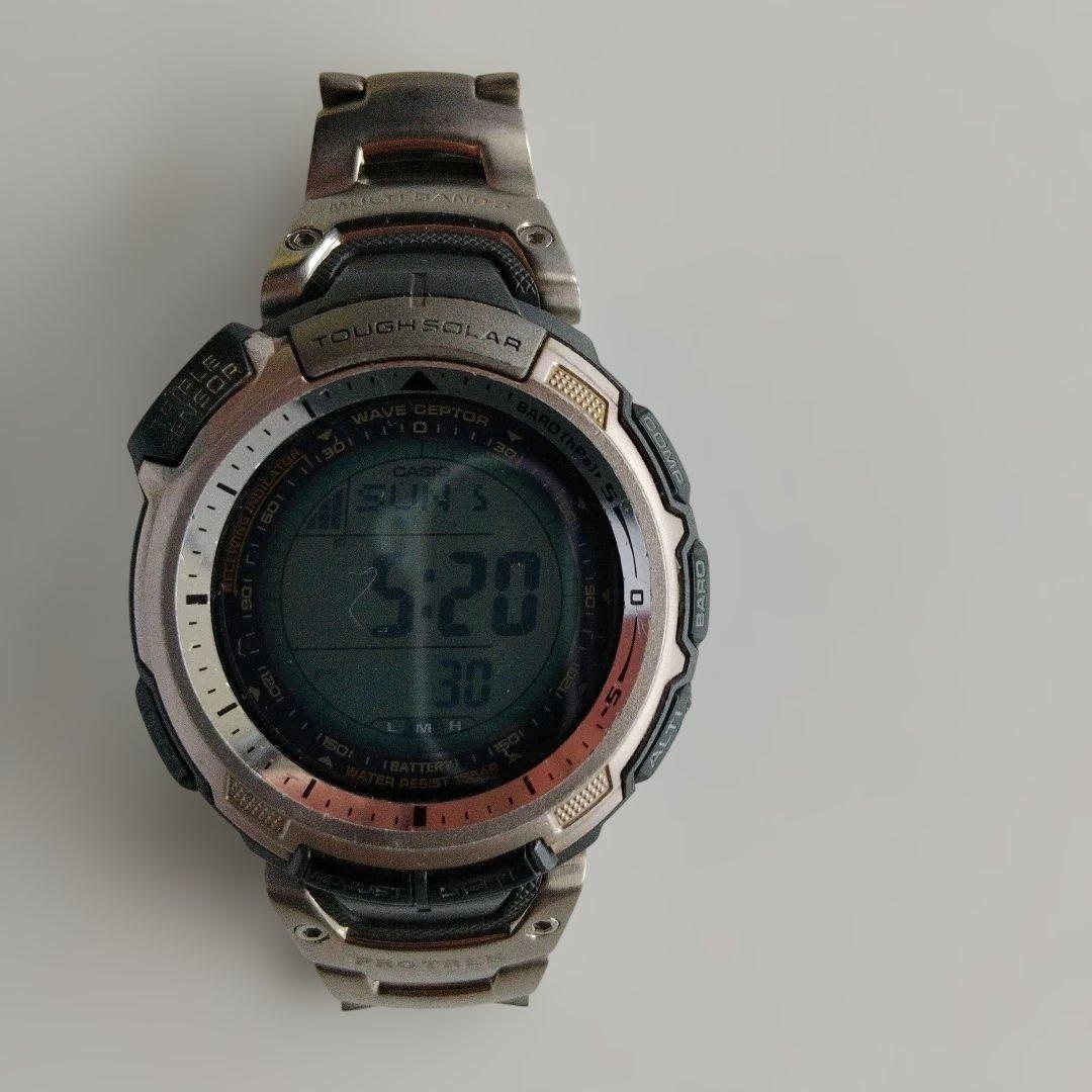 CASIO PRG-600Y-1A Solar Men's Watch — Japanese