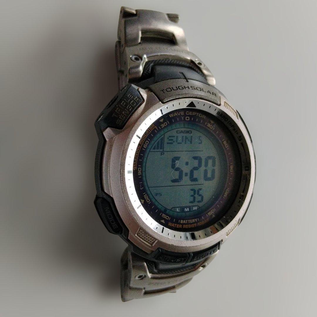 CASIO PRG-600Y-1A Solar Men's Watch — Japanese