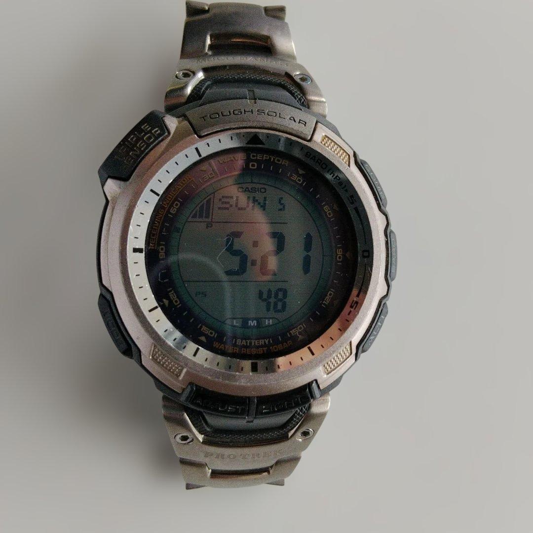 CASIO PRG-600Y-1A Solar Men's Watch — Japanese