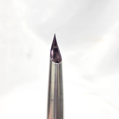 PILOT MU701 fountain pen with fine stainless steel tip in silver, showing minor scratches, no accessories