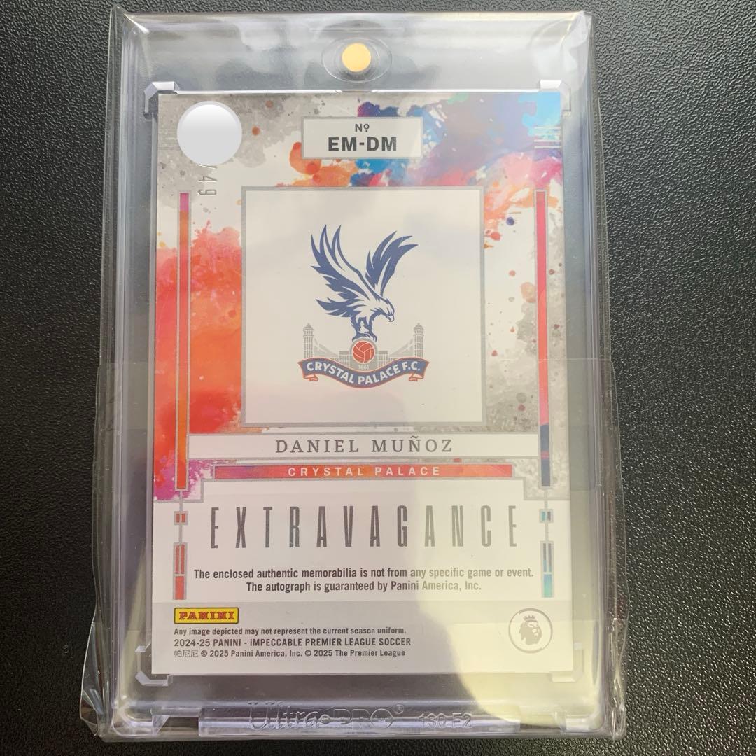 Daniel Muñoz Autographed Relic Card — Japanese