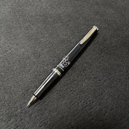 Pilot Timeline black oil-based ballpoint pen with 0.5mm tip featuring Hello Kitty collaboration design