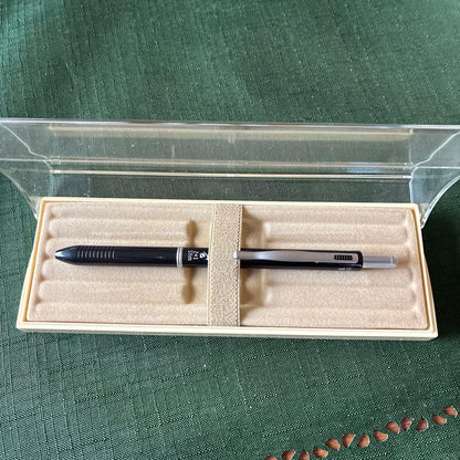 Pilot To plus One mechanical pencil and two-color ballpoint pens with visible storage wear