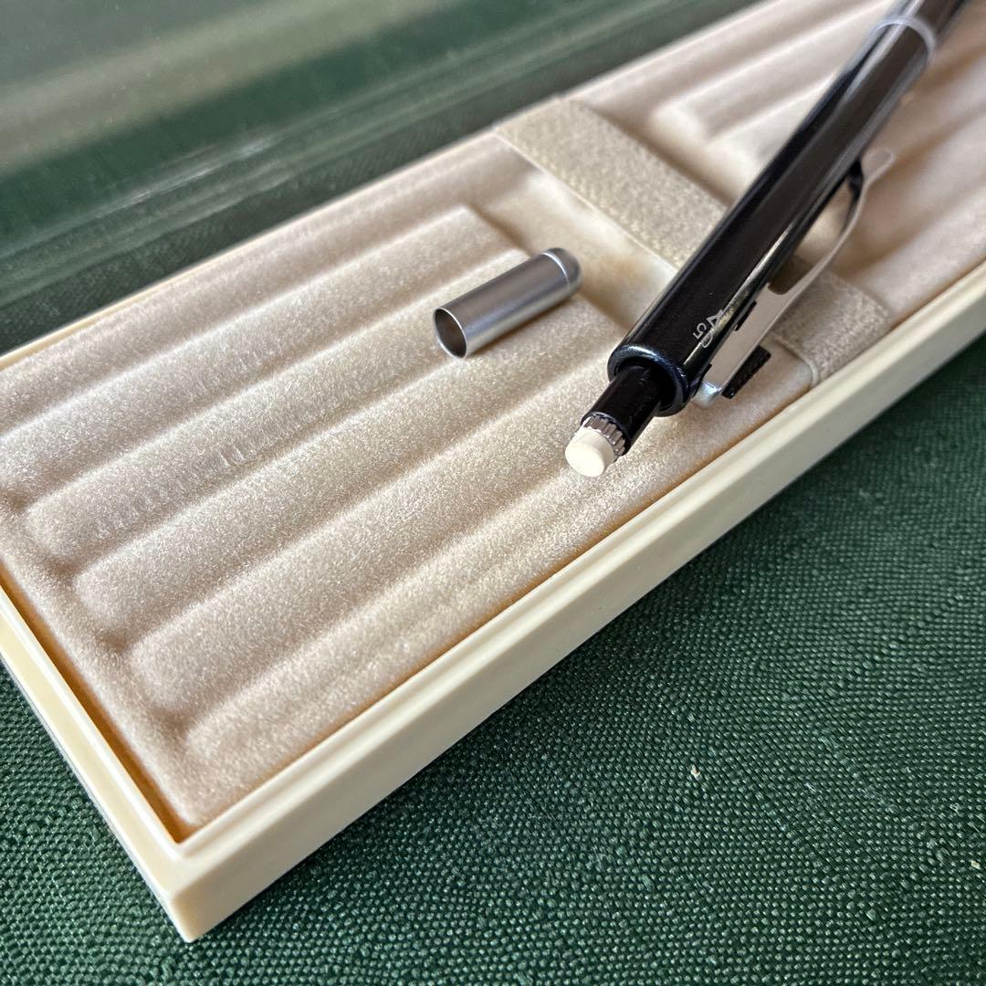 Pilot To plus One mechanical pencil and two-color ballpoint pens with visible storage wear