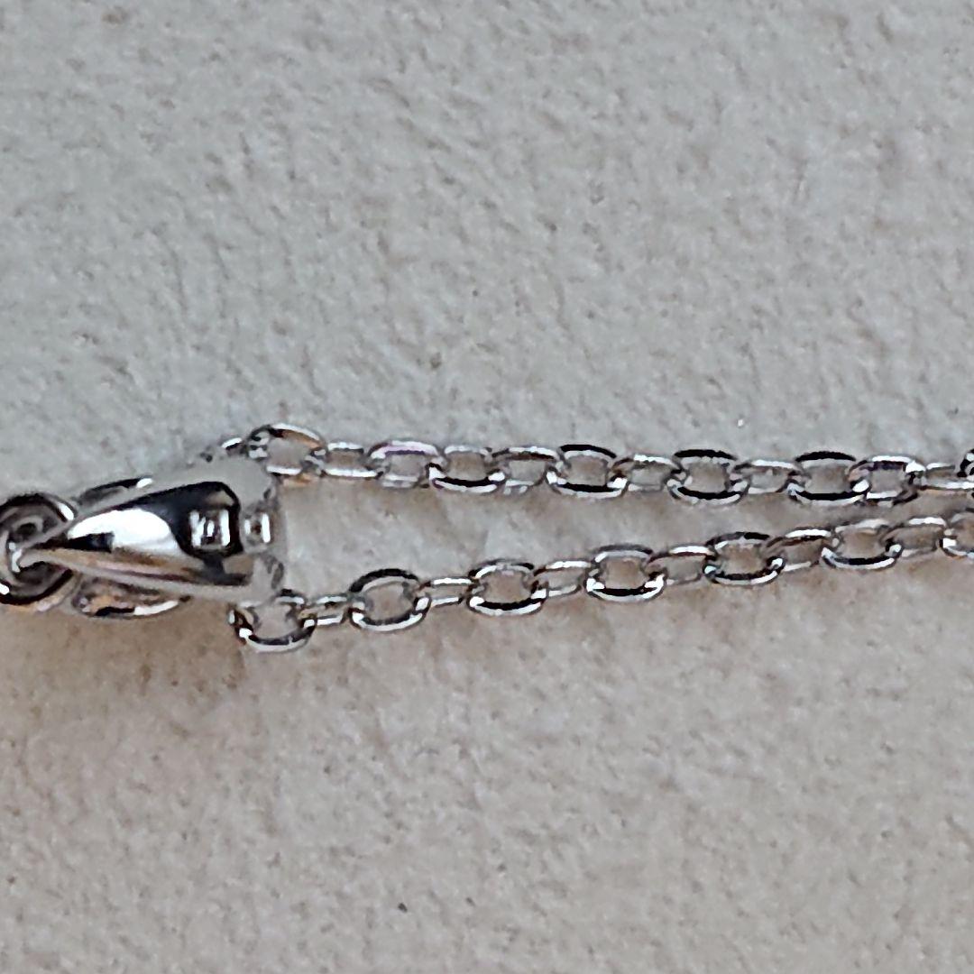 MIKIMOTO silver necklace featuring a single pearl with included bonus case