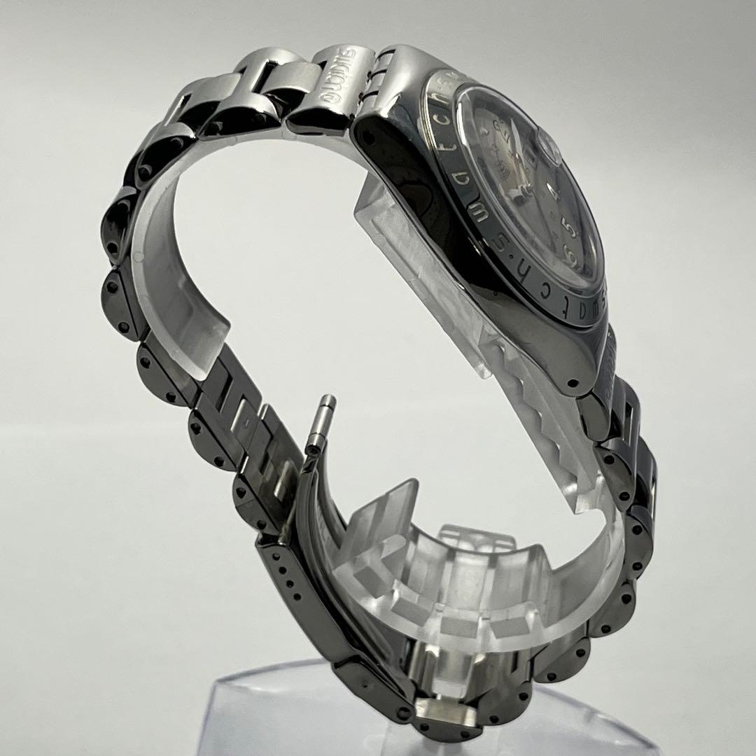 swatch Irony Date Silver Dial SBTR009 Quartz Men's — Japanese