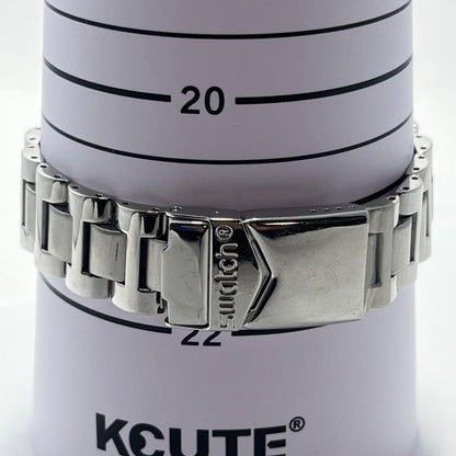 swatch Irony Date Silver Dial SBTR009 Quartz Men's — Japanese