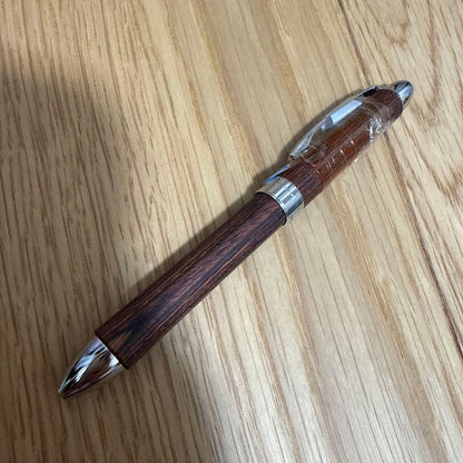 Pilot LEGNO Regno ballpoint pen 0.5 tip with mahogany wood body in new condition