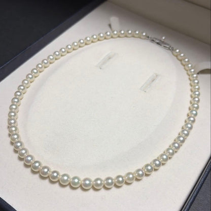 MIKIMOTO Akoya pearl necklace with 6.0mm pearls and lustrous finish on a 38cm strand
