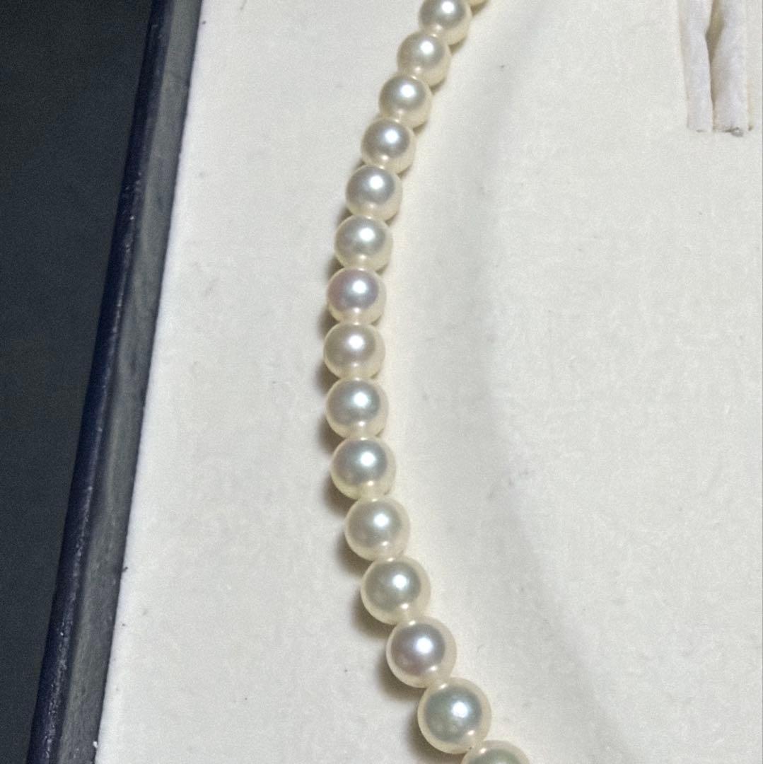 MIKIMOTO Akoya pearl necklace with 6.0mm pearls and lustrous finish on a 38cm strand