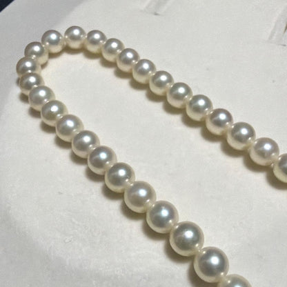 MIKIMOTO Akoya pearl necklace with 6.0mm pearls and lustrous finish on a 38cm strand