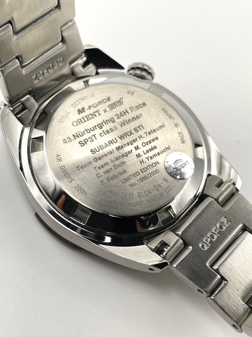 ORIENT M-FORCE × STI Automatic Men's Watch — Japanese