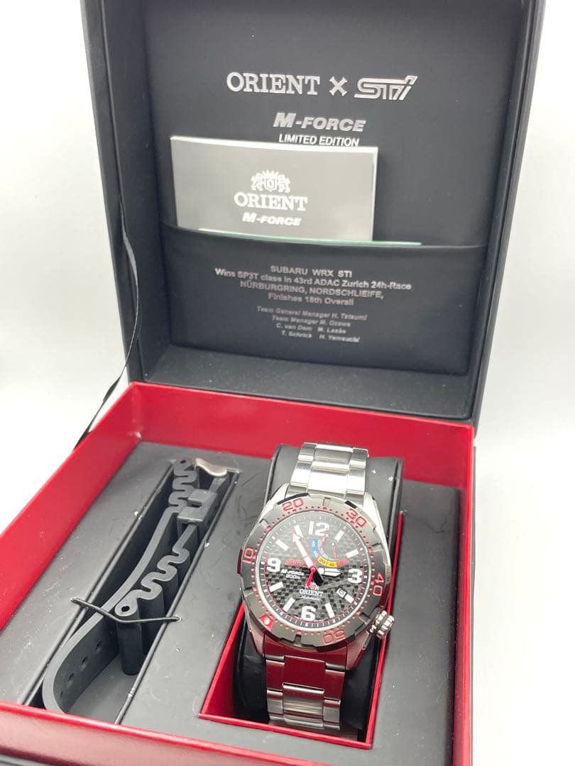 ORIENT M-FORCE × STI Automatic Men's Watch — Japanese