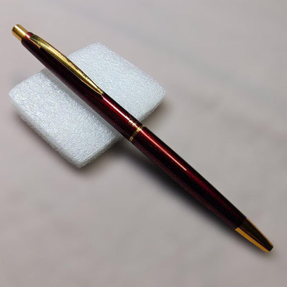 Pilot Lady vintage red ballpoint pen with smooth operation and refill service